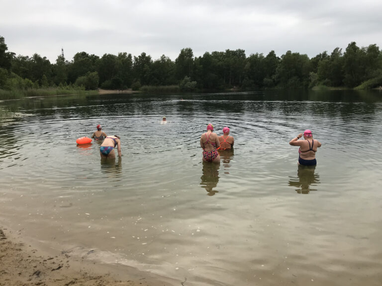 Mit dem SUP auf der Schwentine.