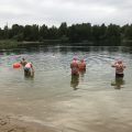 Mit dem SUP auf der Schwentine.